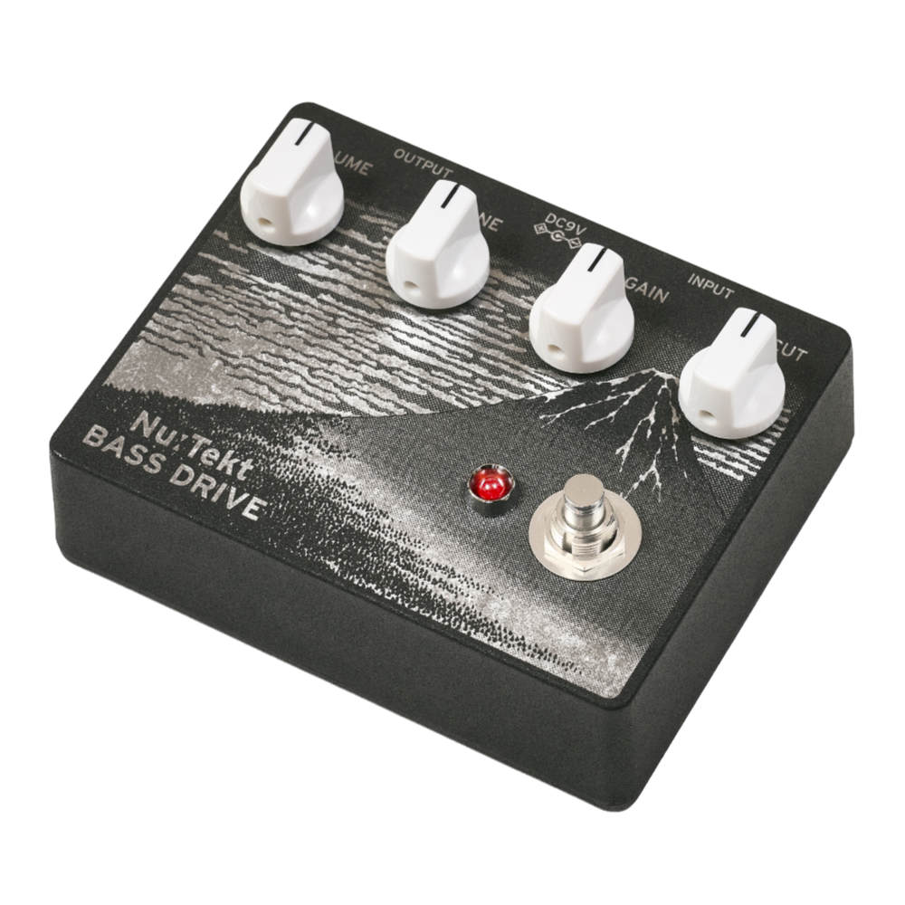 Nu:Tekt by KORG BD-S Bass Driver Nutube真空管を使用したベース用ドライブペダル 斜めアングル画像