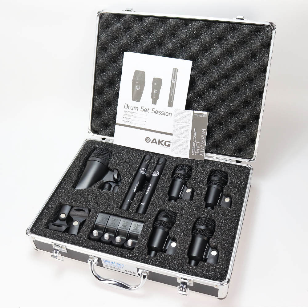 【中古】 AKG DRUM SET SESSION I ドラム用マイク 7本セット