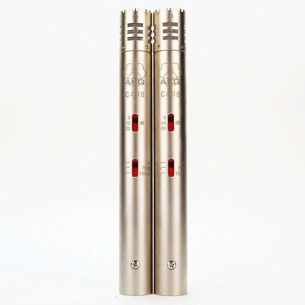 【中古】 マイク AKG C451B Pair ペア コンデンサーマイクロフォン 2本セット 451 シゴイチ アカゲ 本体画像