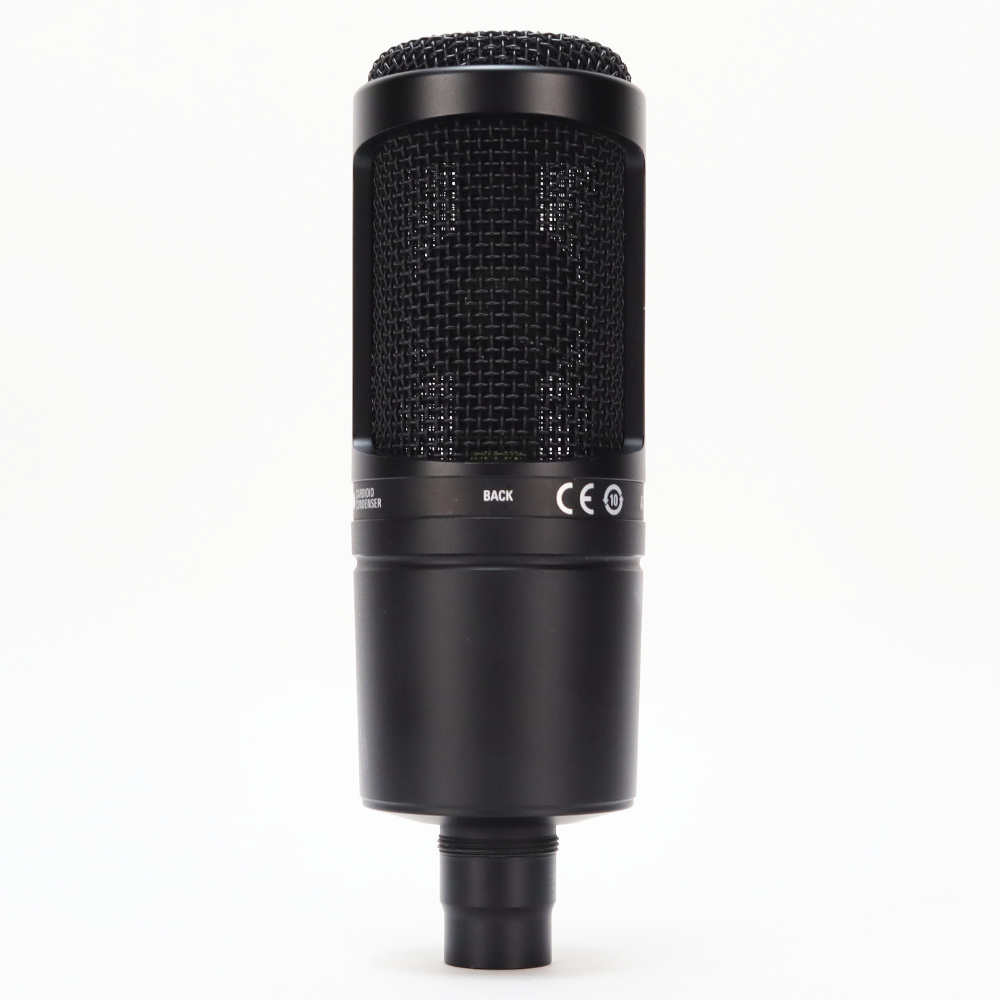 【中古】 コンデンサーマイク AUDIO-TECHNICA AT2020 オーディオテクニカ オーテク 本体画像 裏