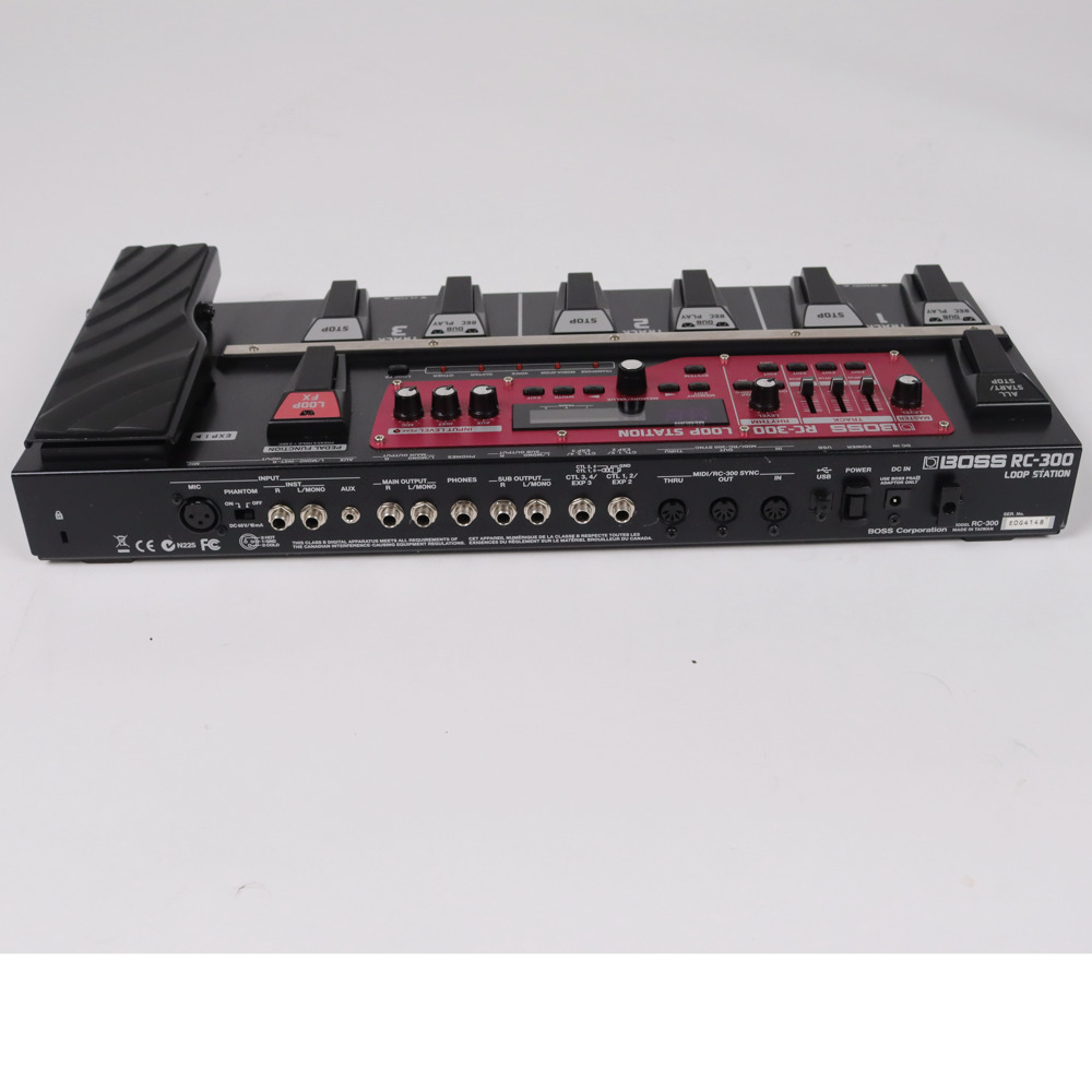 【中古】ルーパー エフェクター BOSS RC-300 Loop Station ループエフェクター 側面