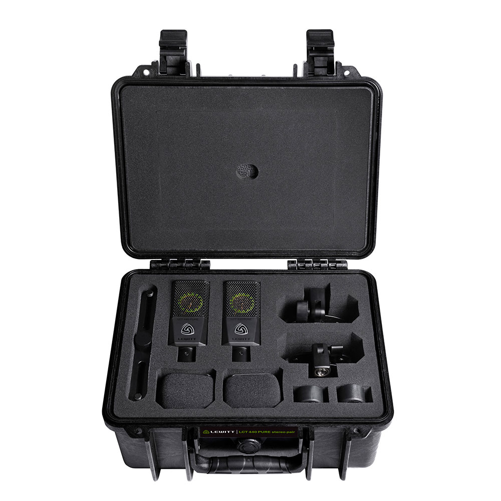 LEWITT ルーイット LCT 440 PURE Stereo Pair 単一指向性 コンデンサーマイク ステレオペア ケース収納時
