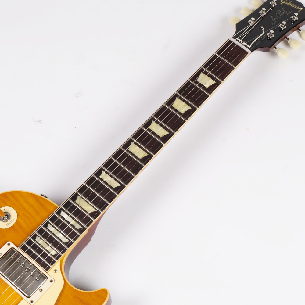 Gibson Custom Shop ギブソン カスタムショップ 1959 Les Paul Standard Reissue VOS Dirty Lemon エレキギター 指板