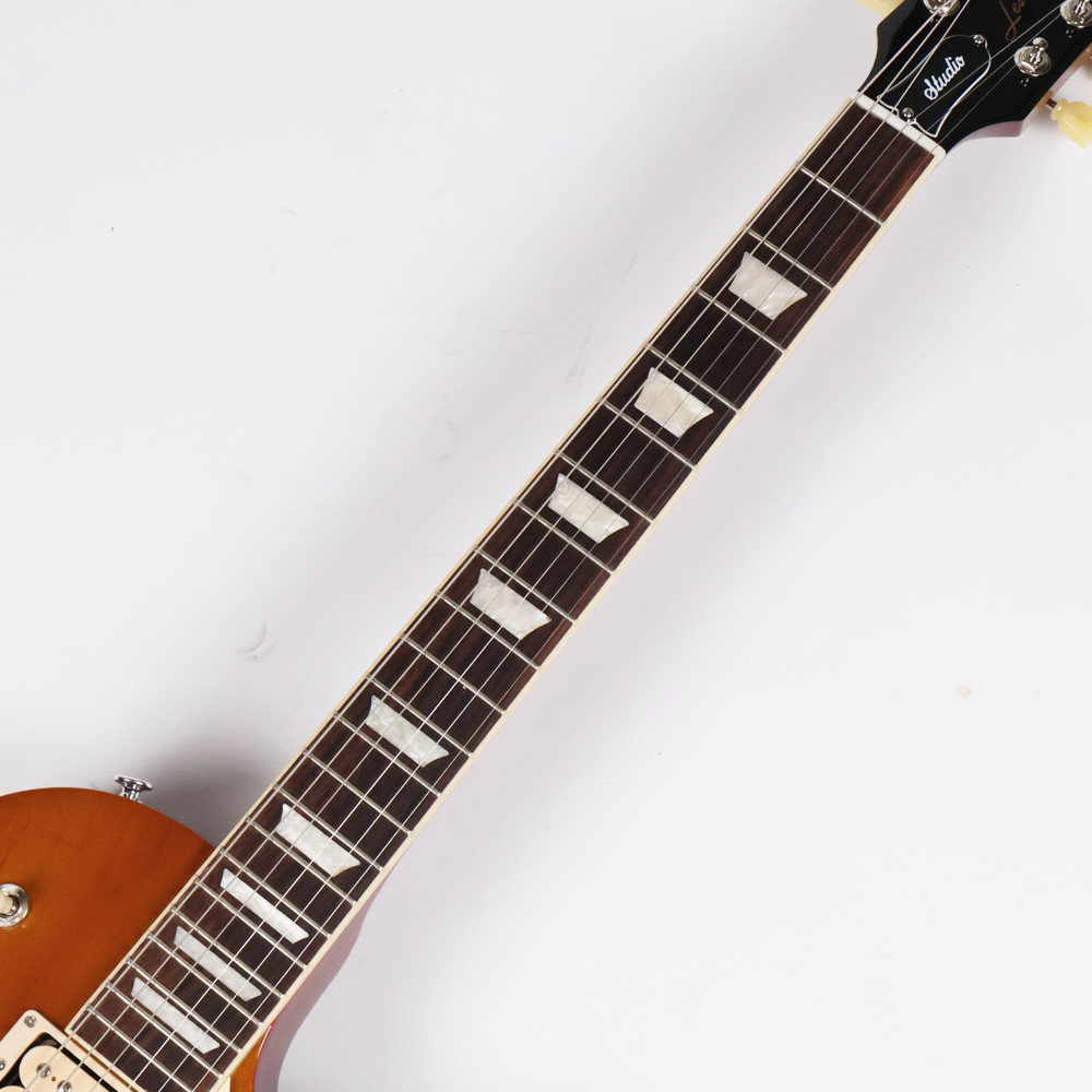 Gibson ギブソン Les Paul Studio Double Trouble Dirty Lemon Burst レスポール スタジオ エレキギター 指板