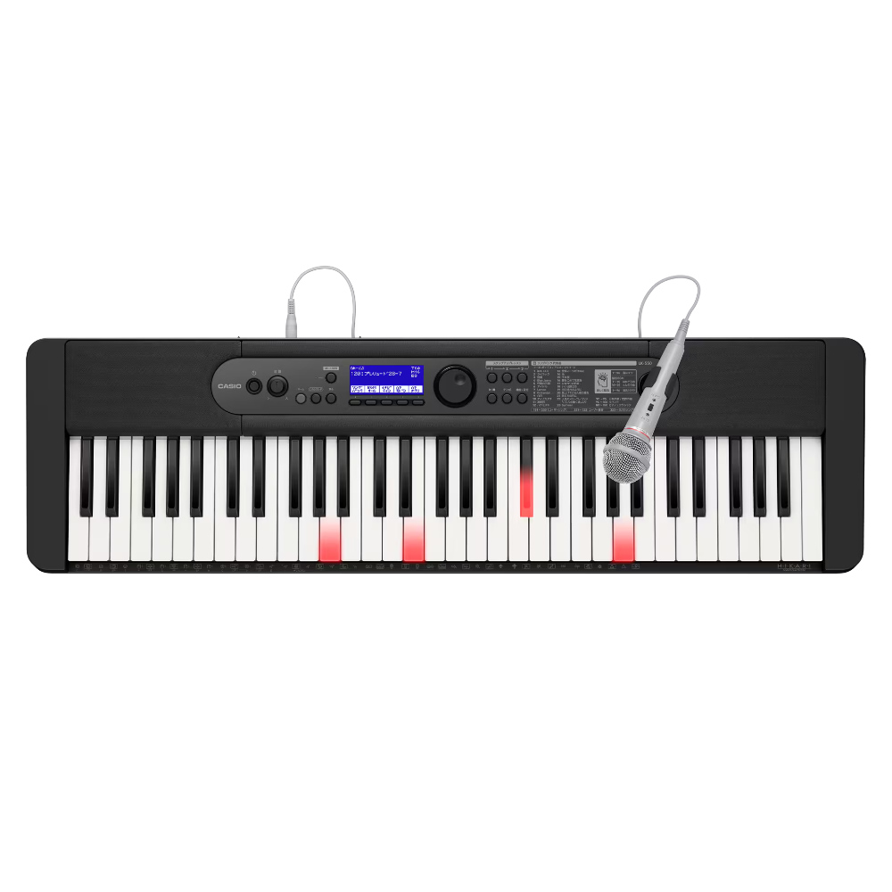 CASIO カシオ Casiotone LK-550BK 61鍵盤 光ナビゲーション カシオトーン キーボード 光る鍵盤