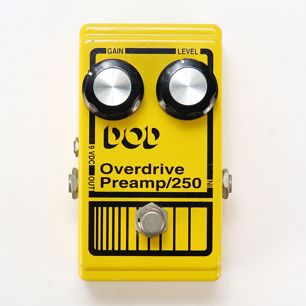 【中古】 DOD OVERDRIVE PREAMP 250 Reissue LEDなし 3.5mm DCジャック オーバードライブ ギターエフェクター