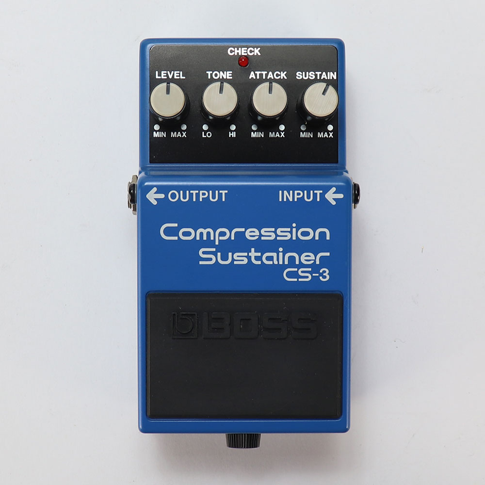 【中古】コンプレッサー エフェクター BOSS CS-3 Compression Sustainer ギターエフェクター 正面