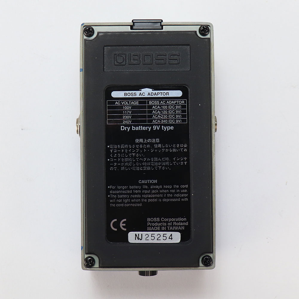 【中古】コンプレッサー エフェクター BOSS CS-3 Compression Sustainer ギターエフェクター 裏面