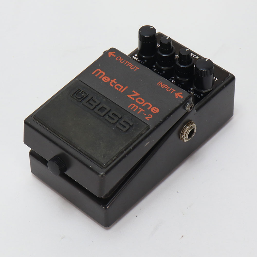 【中古】メタルゾーン エフェクター BOSS MT-2 Metal Zone ボス ギターエフェクター 全体