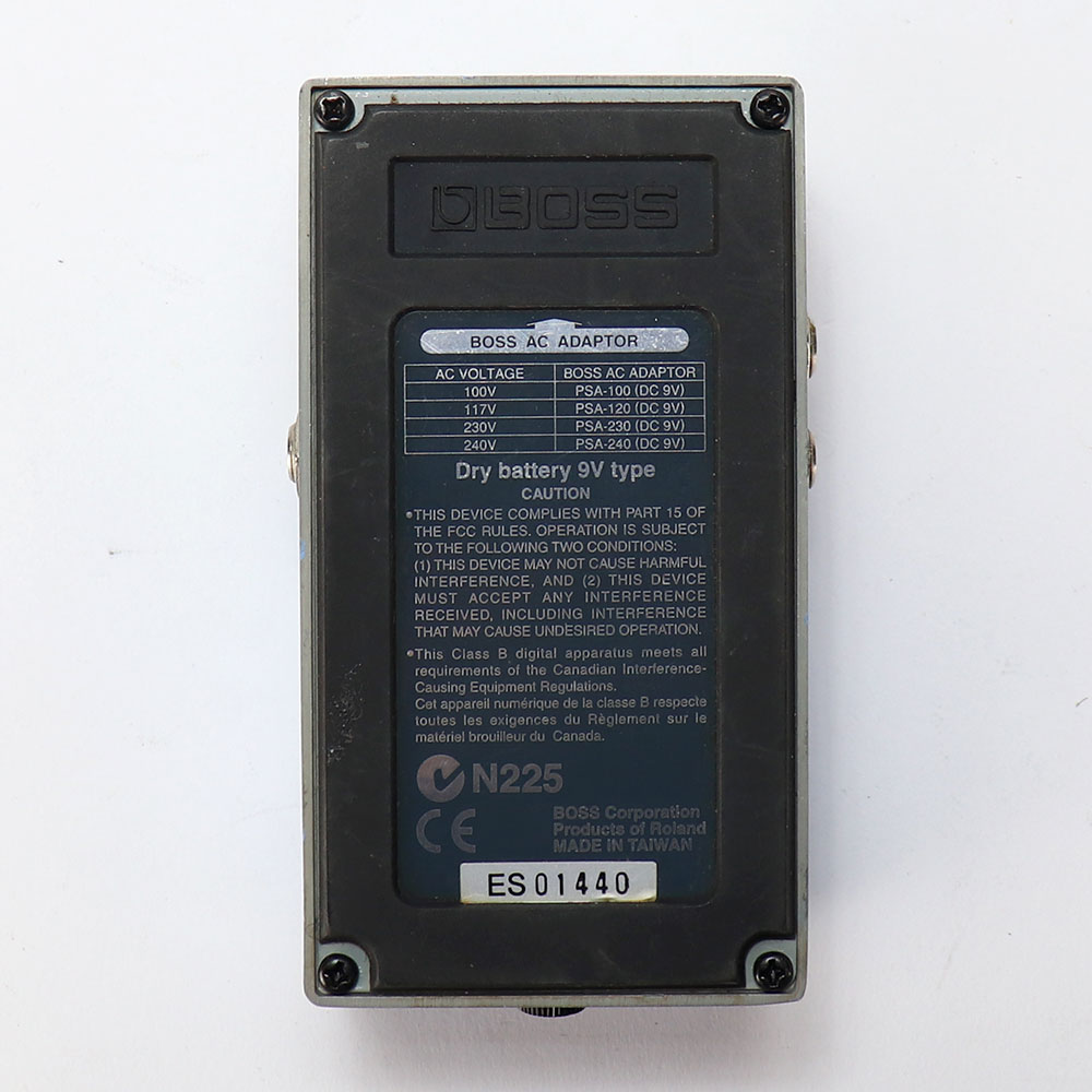 【中古】スーパーコーラス エフェクター BOSS CH-1 Super Chorus ギターエフェクター コーラス 裏面