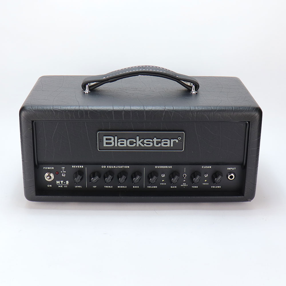 【中古】 ギターアンプ ヘッド 小型 真空管アンプ BLACKSTAR HT-5RH MK3 HEAD R 5W チューブアンプ 5ワット フルチューブ リバーブ搭載 ブラックスター 正面