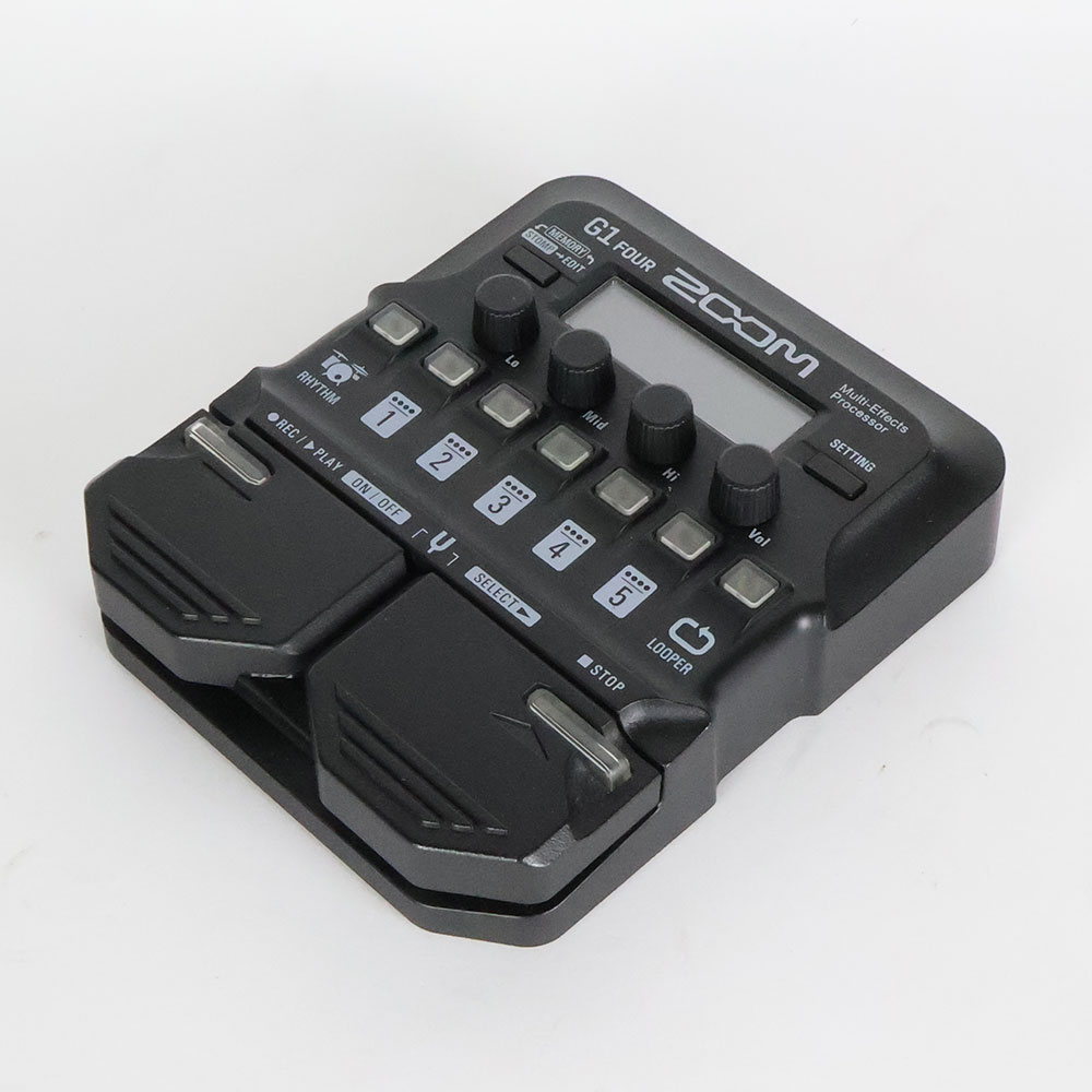 【中古】 ズーム ZOOM G1 FOUR ギターマルチエフェクター 全体