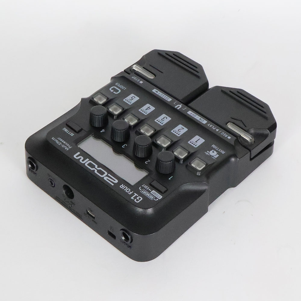 【中古】 ズーム ZOOM G1 FOUR ギターマルチエフェクター 全体