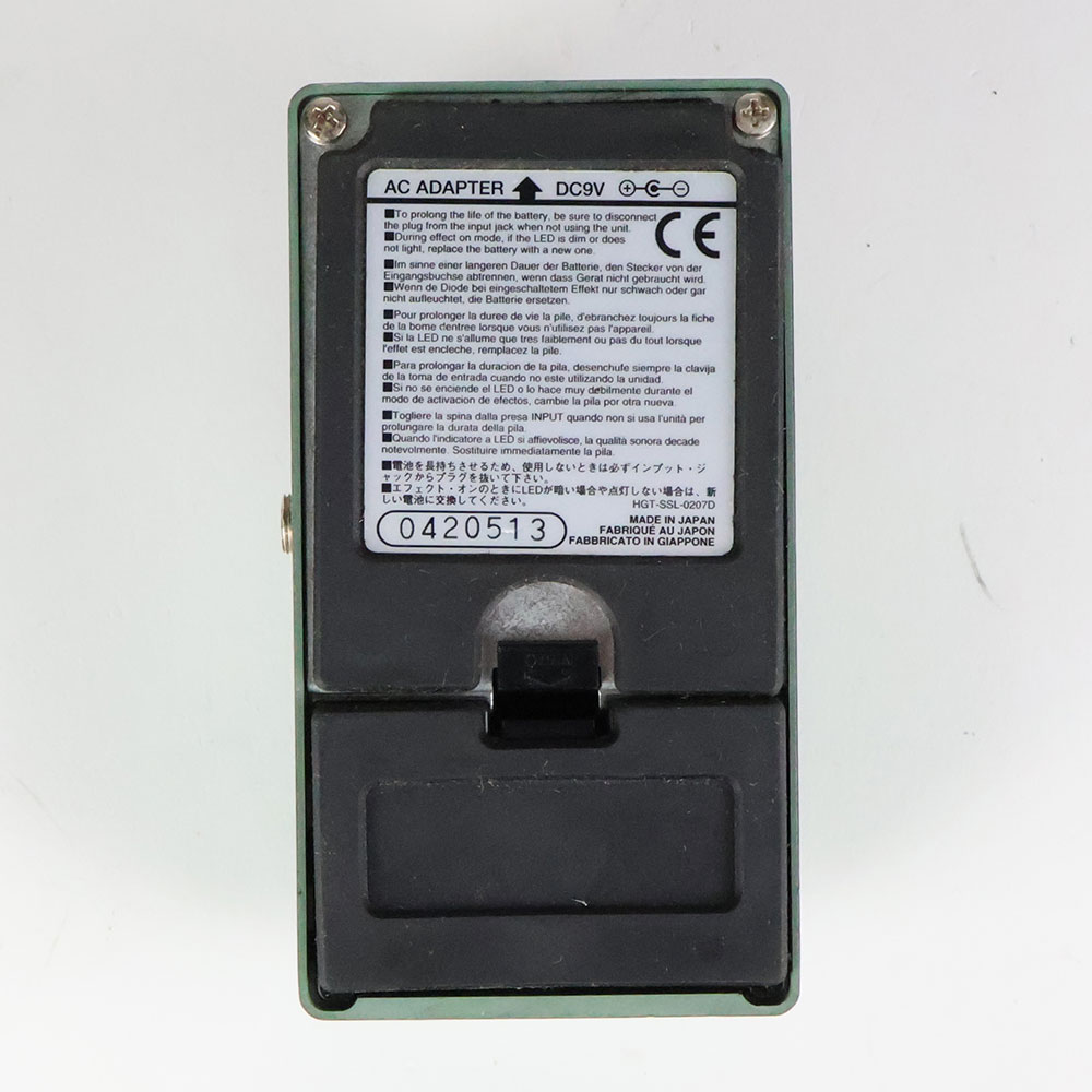 【中古】 IBANEZ TS9DX ギターエフェクター 裏面