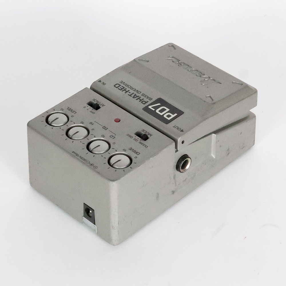 【中古】 ベースオーバードライブ Ibanez PD7 PHAT-HED BASS OVERDRIVE ベースエフェクター 全体