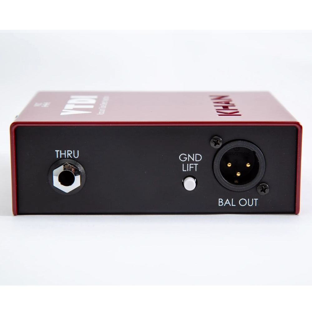 KHAN AUDIO カーンオーディオ 9VDI 真空管搭載 ベース 楽器用DI 本体画像 裏