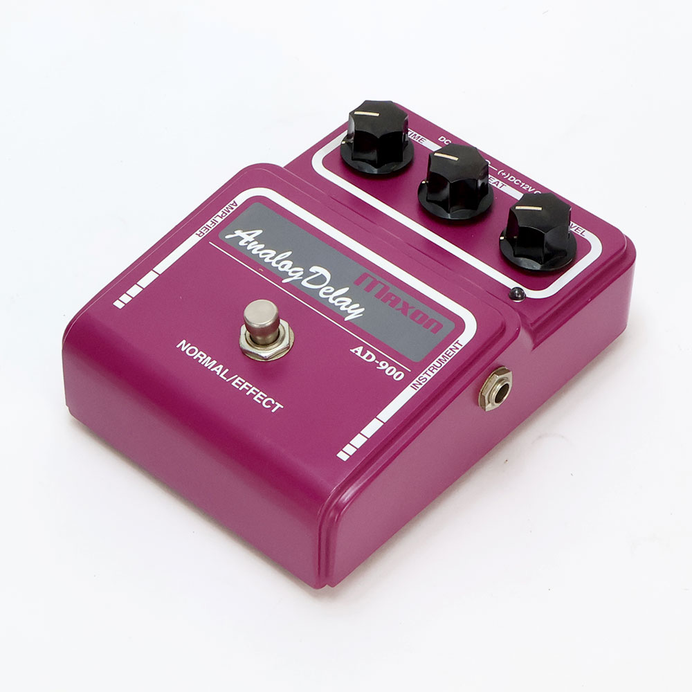 【中古】 アナログディレイ MAXON マクソン AD-900 Analog Delay 前期型 MN3005×2 ギターエフェクター 全体
