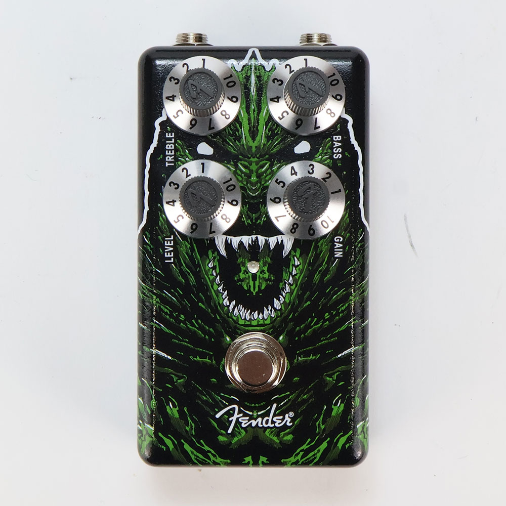 【中古】 Fender フェンダー Godzilla Distortion ディストーション ギターエフェクター ゴジラ 正面