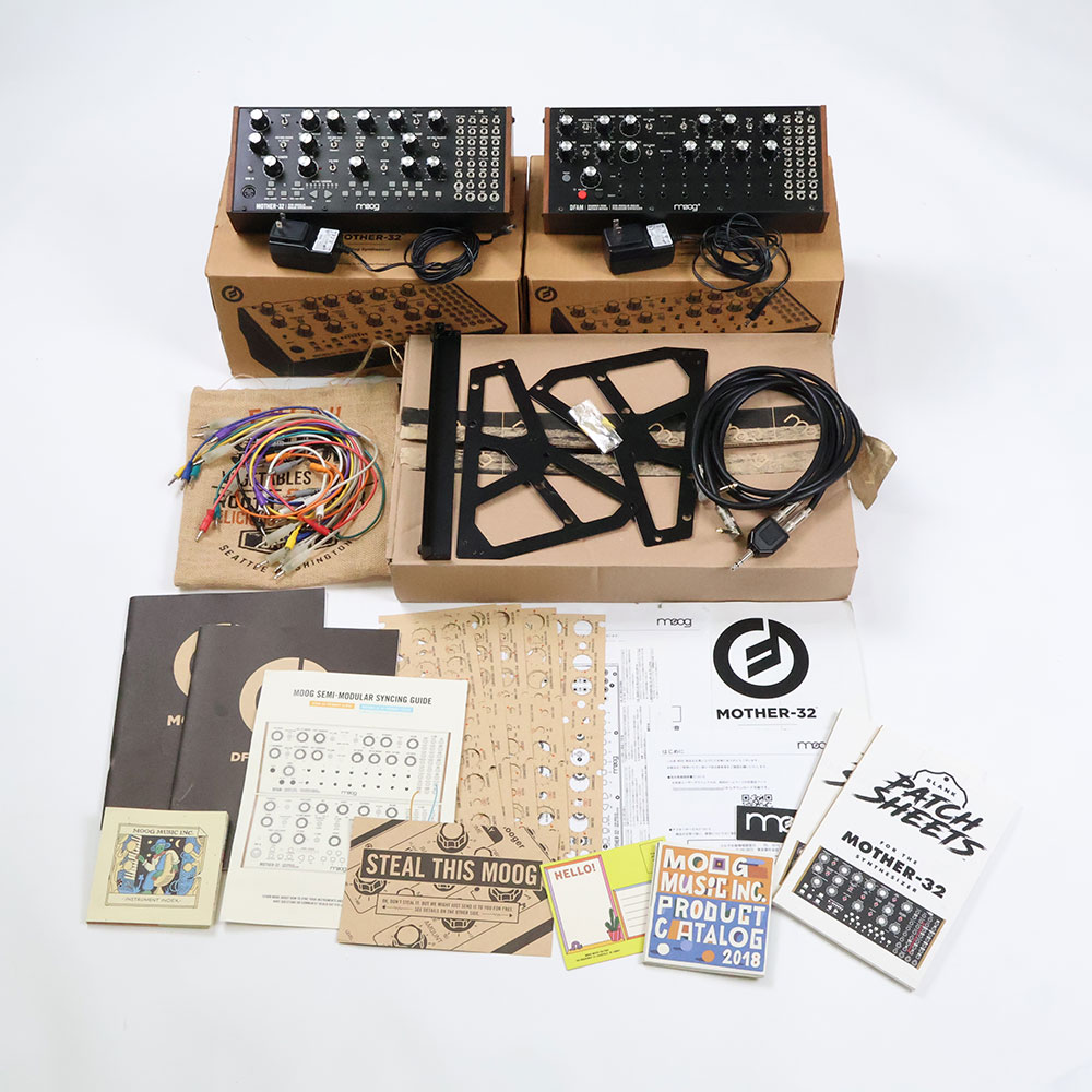 【中古】 シンセサイザー moog Sound Studio Mother-32＆DFAM モーグ サウンドスタジオ Mother-32/DFAM/ミキサーセット