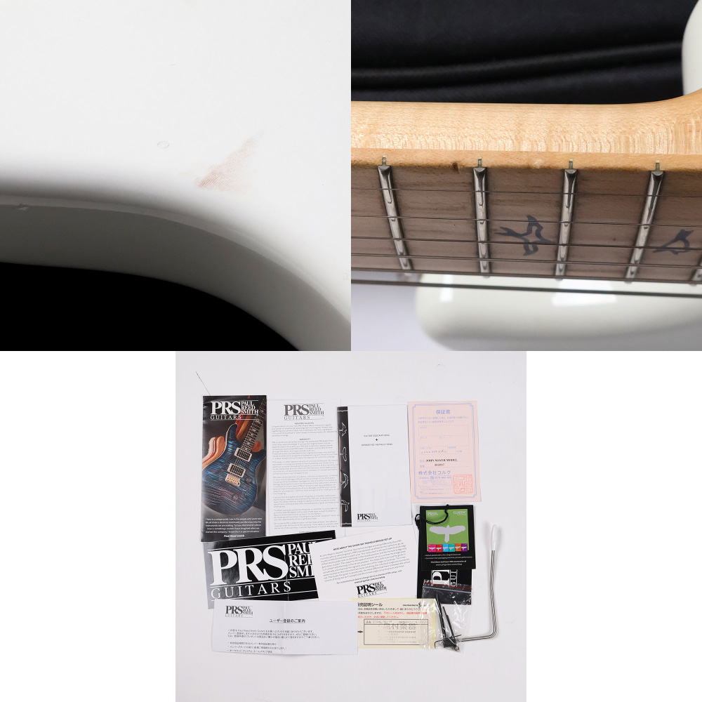【中古】 エレキギター PRS Silver Sky John Mayer Signature Model Frost Maple FingerBoard 2020年製 3.12kg シルバースカイ ホワイト ジョン・メイヤー 傷、打痕、汚れ、付属品