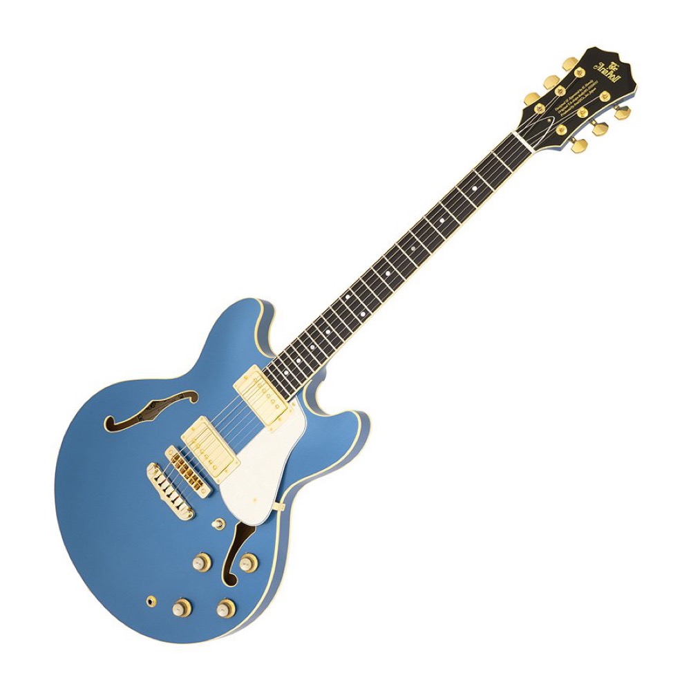 AriaProII アリアプロ2 TA-TONIC LPBL セミアコースティックギター ハードケース付き