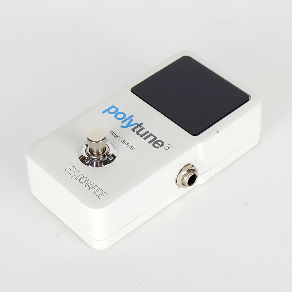 【中古】 チューナー tc electronic PolyTune 3 バッファー内蔵 ポリフォニックチューナー ポリチューン ペダルチューナー 全体