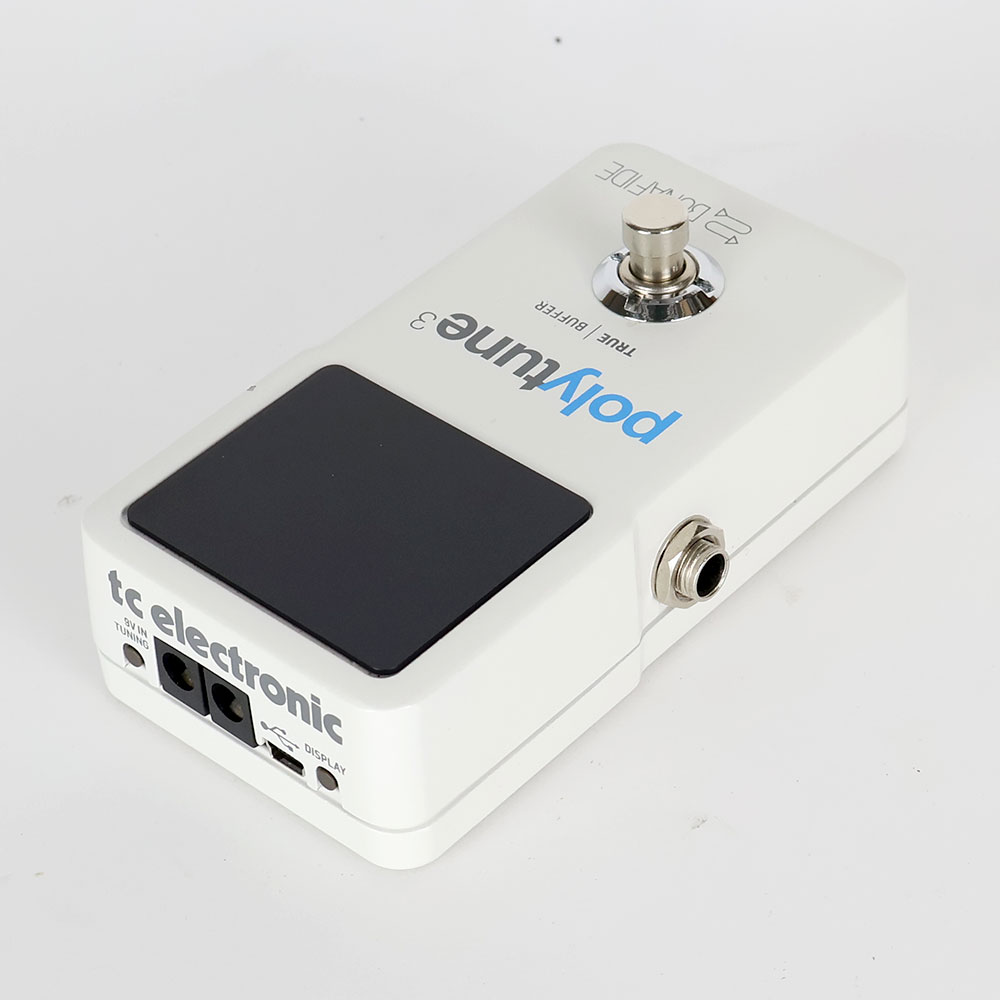 【中古】 チューナー tc electronic PolyTune 3 バッファー内蔵 ポリフォニックチューナー ポリチューン ペダルチューナー 全体