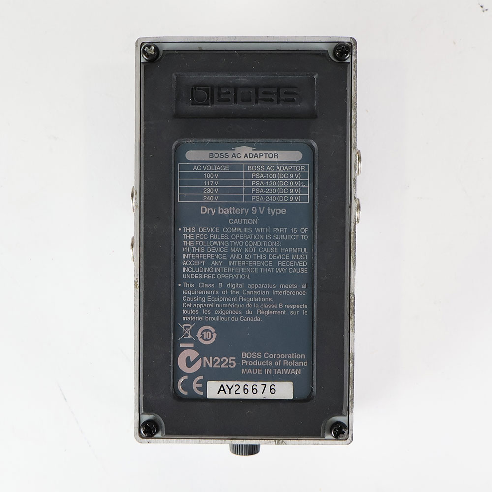 【中古】 ベースシンセサイザー BOSS SYB-5 Bass Systhsizer ボス ベースエフェクター 裏面