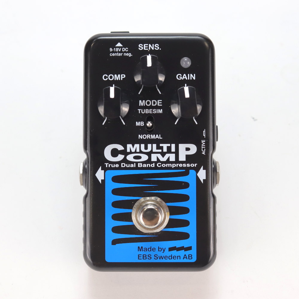 【中古】 ベース用エフェクター コンプレッサー EBS MULTICOMP BLUE LABEL マルチコンプ ブルーラベル