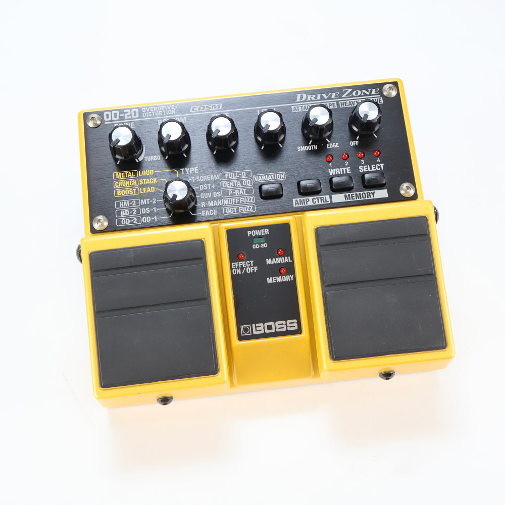 【中古】 オーバードライブ ディストーション BOSS OD-20 OverDrive Distortion DRIVE ZONE ギターエフェクター