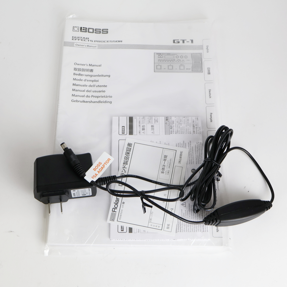 【中古】ボス マルチエフェクター BOSS GT-1 Guitar Effect Processor 説明書
