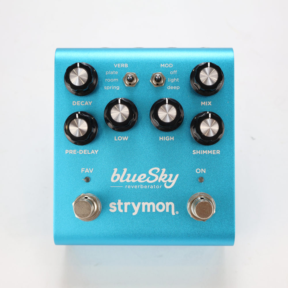 【中古】 strymon blueSky V2 リバーブ ギターエフェクター ストライモン ブルースカイ SHIMMERノブ付き 第二世代