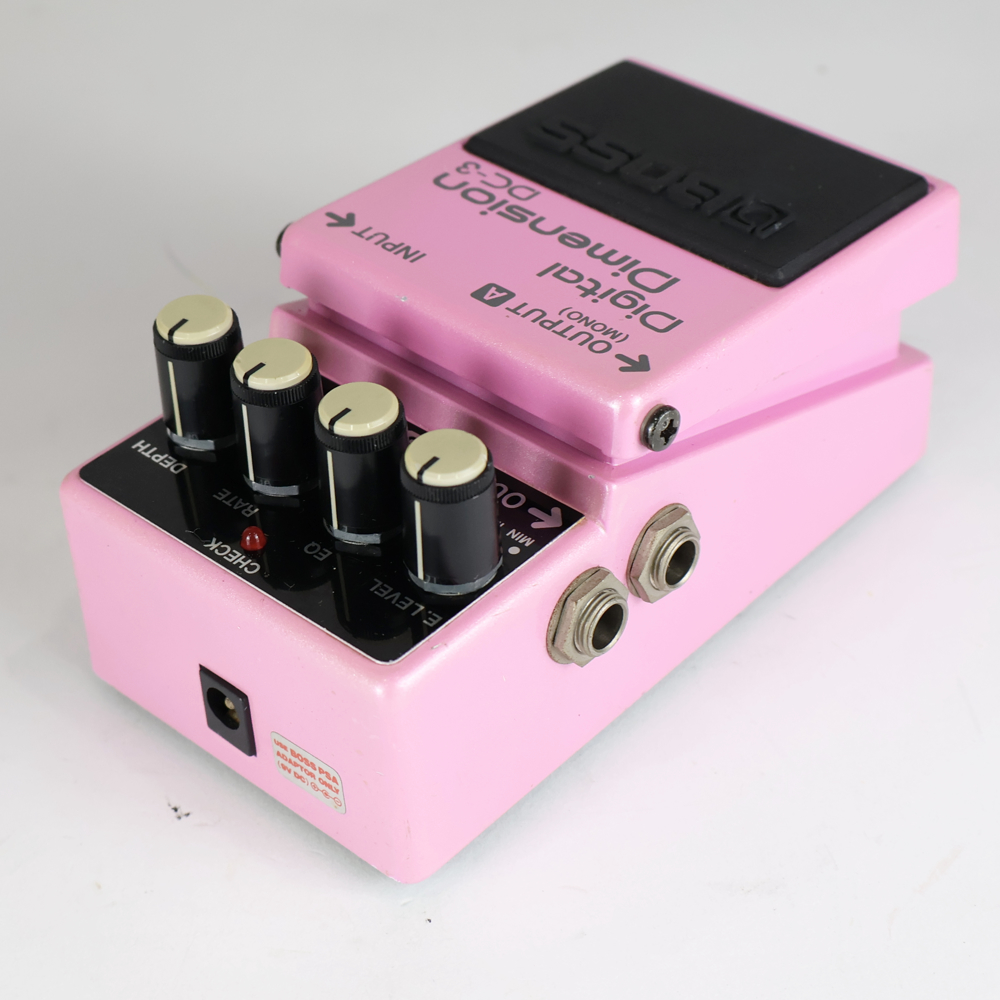 【中古】 ディメンション コーラス エフェクター BOSS DC-3 Digital Dimension ギターエフェクター 側面