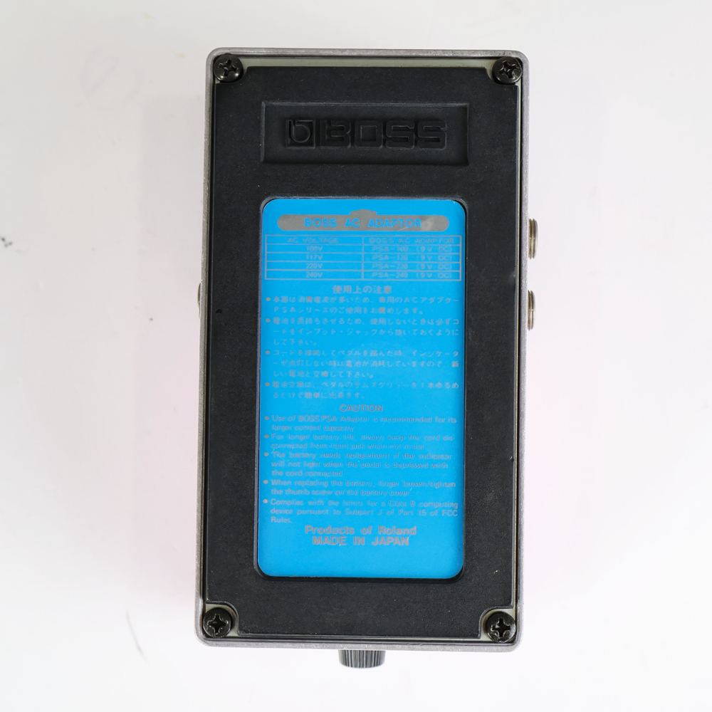 【中古】 ディメンション コーラス エフェクター BOSS DC-3 Digital Dimension ギターエフェクター 裏面
