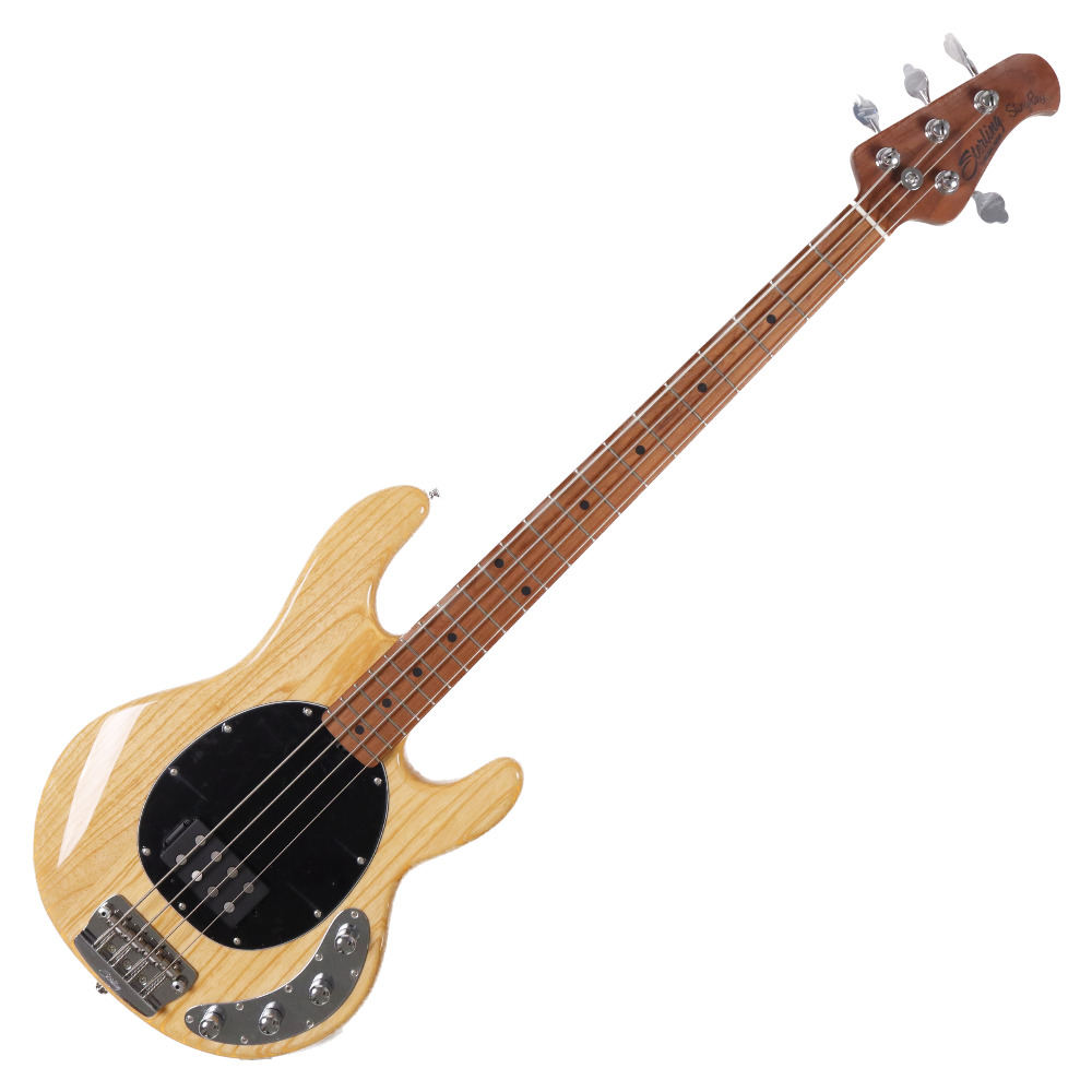 【訳あり】Sterling by MUSICMAN StingRay RAY34-ASH-M2 LTD アッシュ材ボディー ナチュラルカラー メイプル指板 日本限定モデル アウトレット