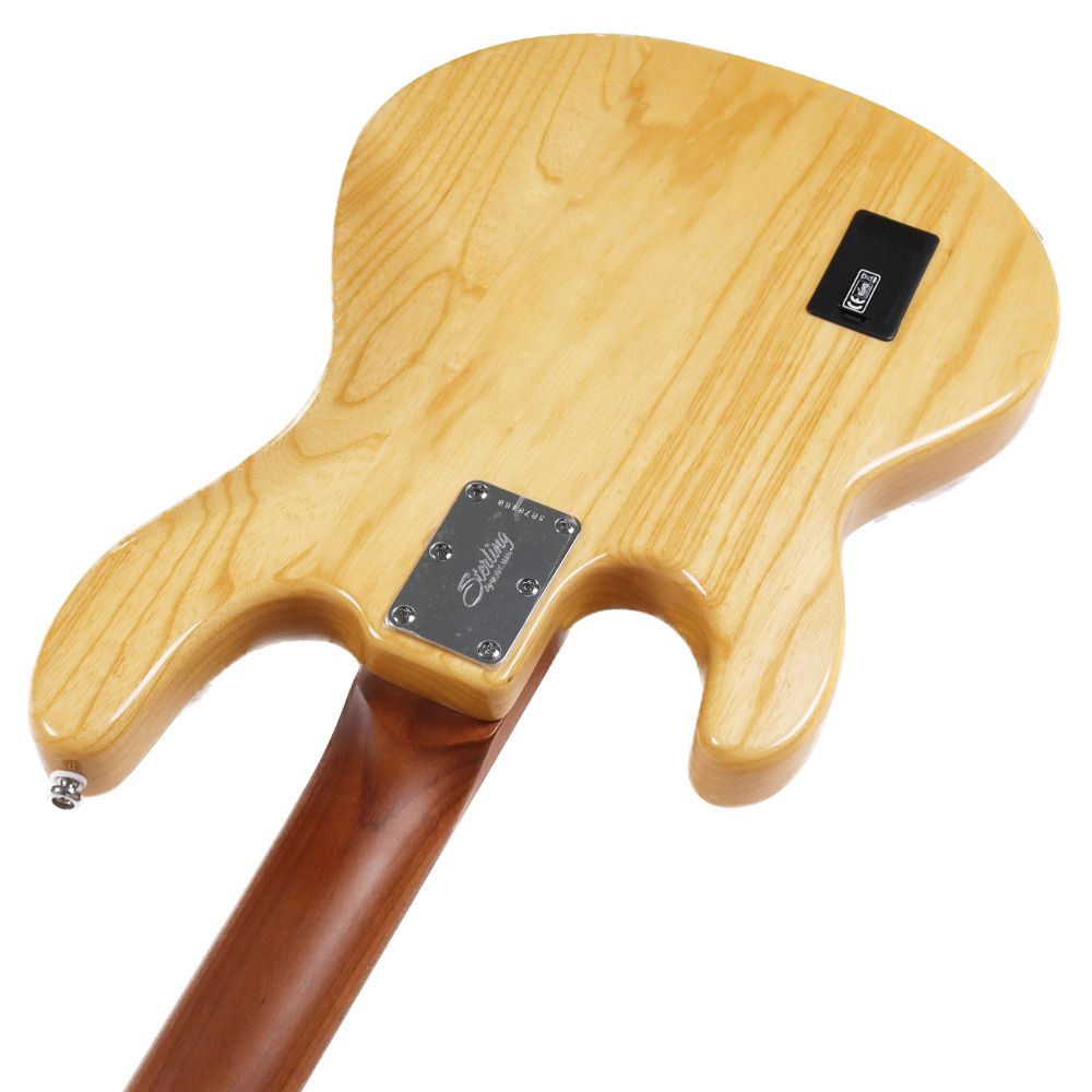 【訳あり】Sterling by MUSICMAN StingRay RAY34-ASH-M2 LTD アッシュ材ボディー ナチュラルカラー メイプル指板 日本限定モデル アウトレット ボディバック