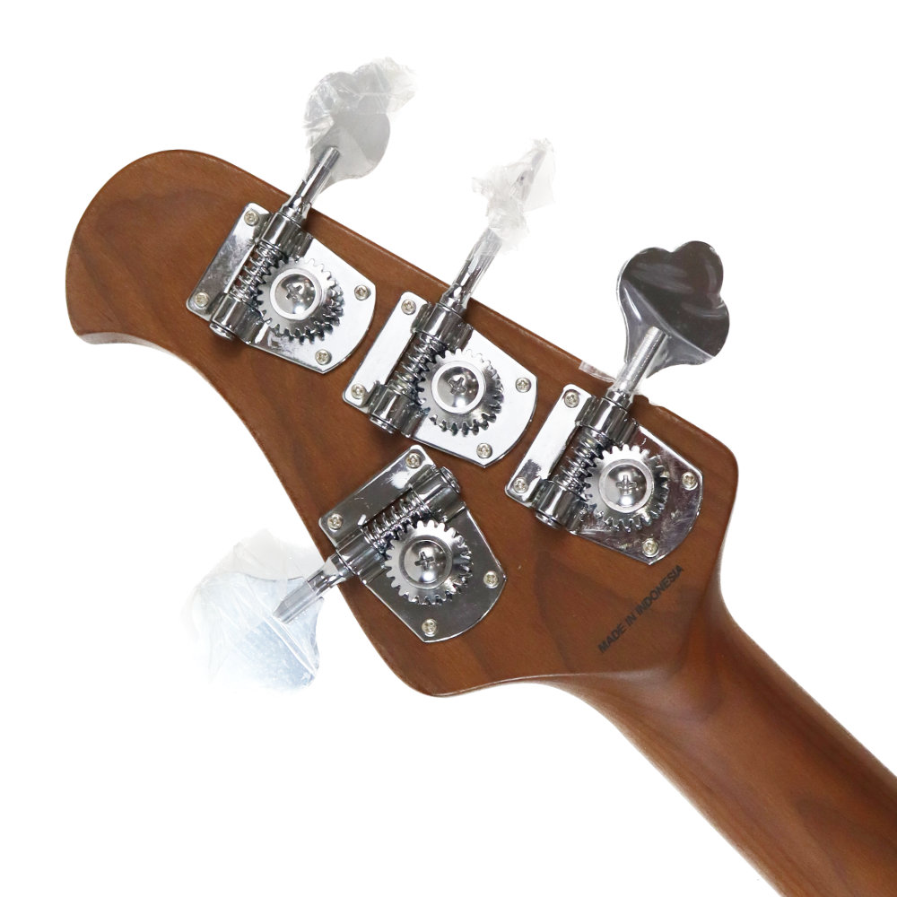 【訳あり】Sterling by MUSICMAN StingRay RAY34-ASH-M2 LTD アッシュ材ボディー ナチュラルカラー メイプル指板 日本限定モデル アウトレット ヘッド裏