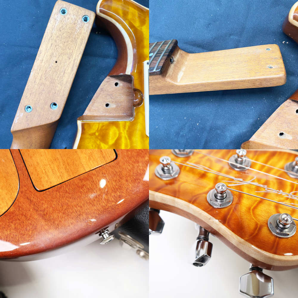 【中古】 Brubaker Guitars ブルベイカー ギターズ K-4 Custom エレキギター 内部 傷