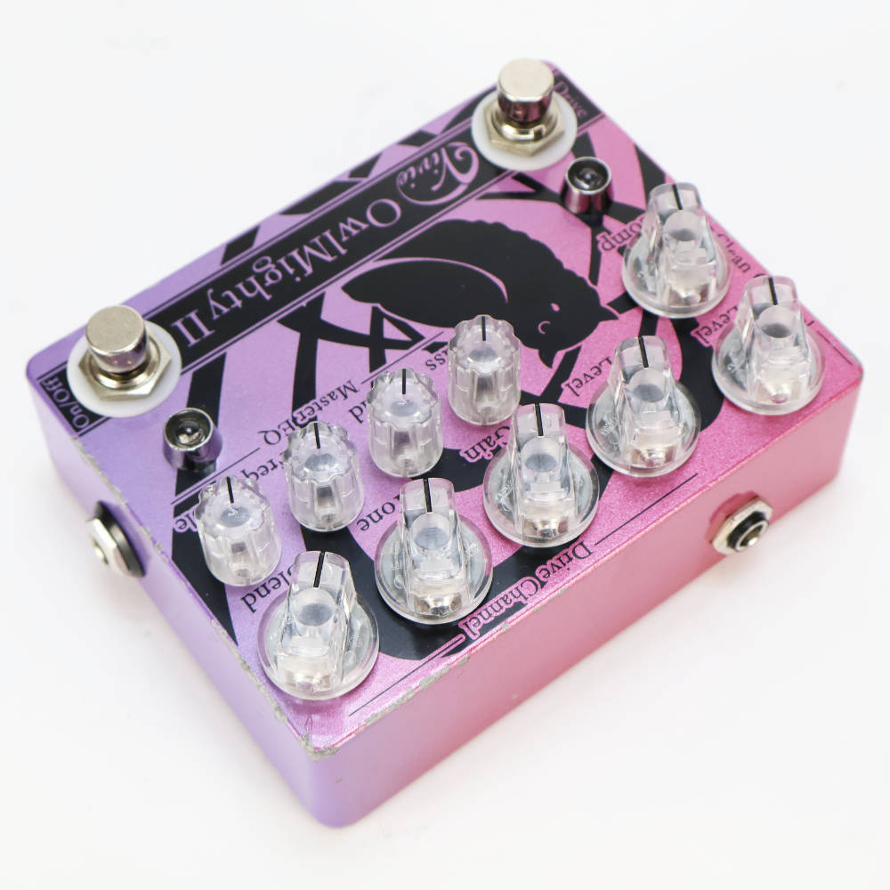 【中古】ベースプリアンプ エフェクター Vivie OwlMighty II オウルマイティー2 ヴィヴィー 本体画像 斜め