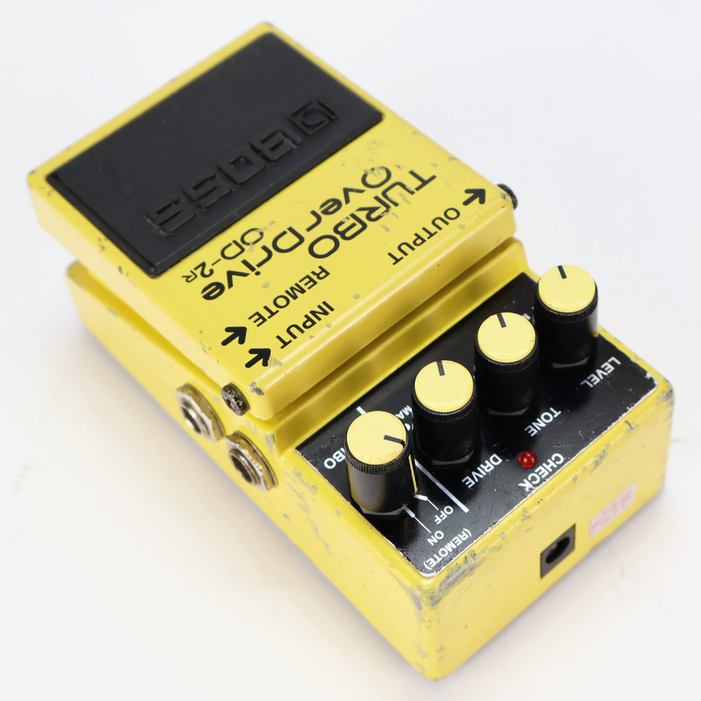 【中古】 オーバードライブ エフェクター BOSS OD-2R TURBO Over Drive ギターエフェクター ターボ オーバードライブ 本体画像 斜め