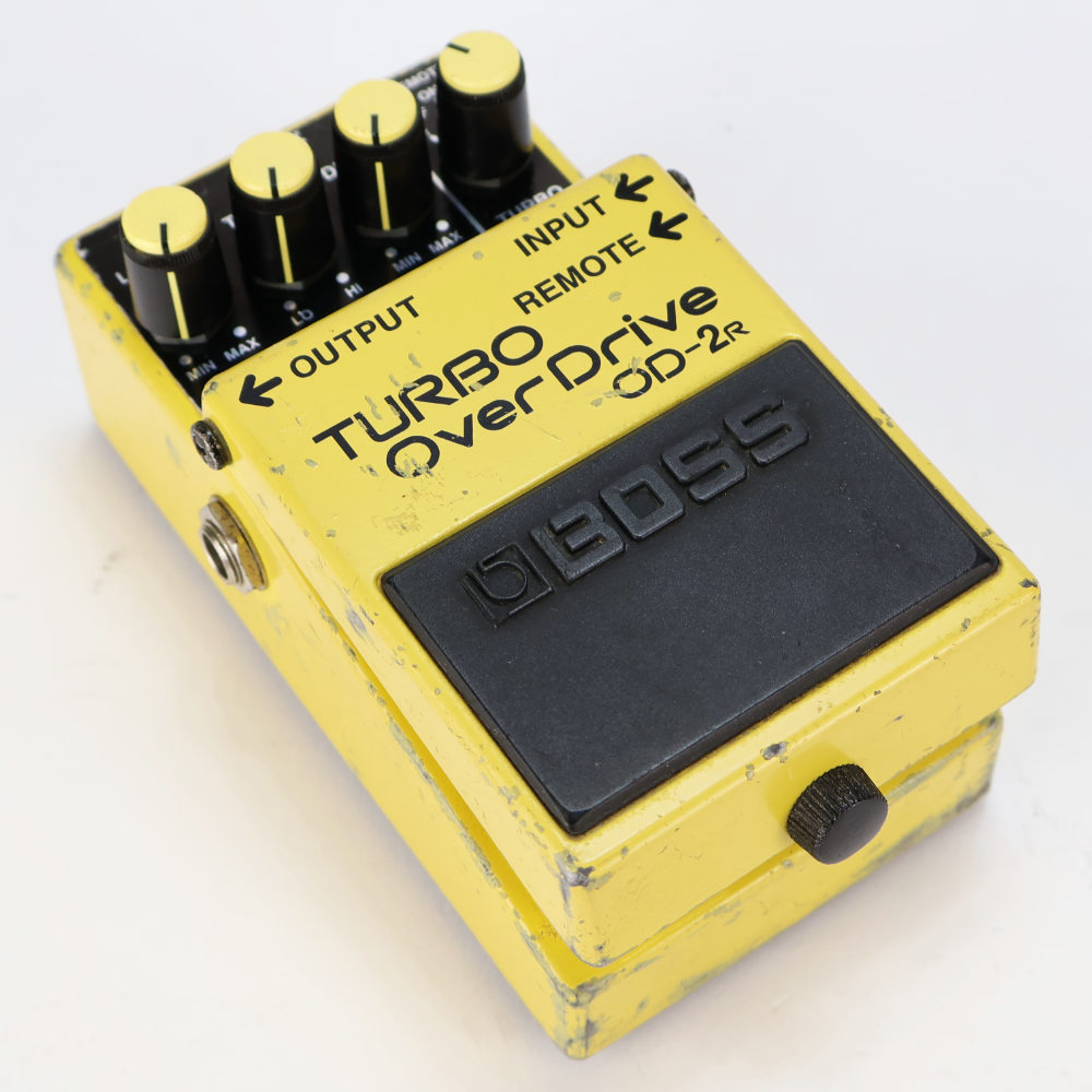 【中古】 オーバードライブ エフェクター BOSS OD-2R TURBO Over Drive ギターエフェクター ターボ オーバードライブ 本体画像 斜め 2