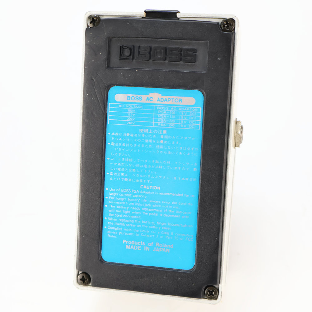 【中古】 デジタルディレイ エフェクター BOSS DD-3 Digtal Delay MADE IN JAPAN ギターエフェクター ディレイ 本体画像 裏