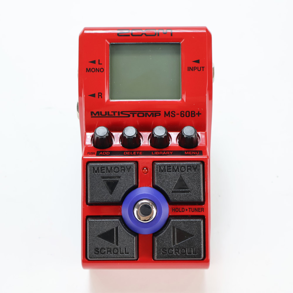 【中古】 ZOOM ズーム MS-60B+ MultiStomp ベース マルチエフェクター ペダル