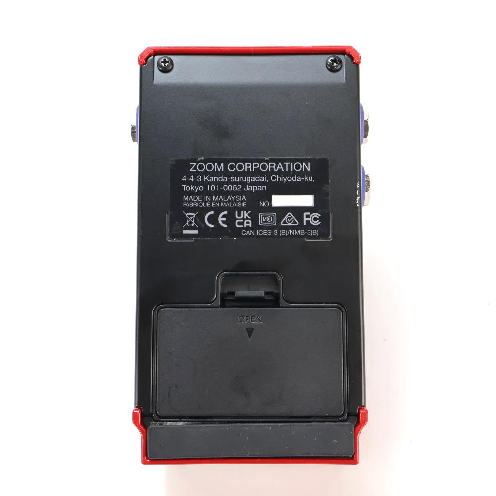 【中古】 ZOOM ズーム MS-60B+ MultiStomp ベース マルチエフェクター ペダル 詳細画像