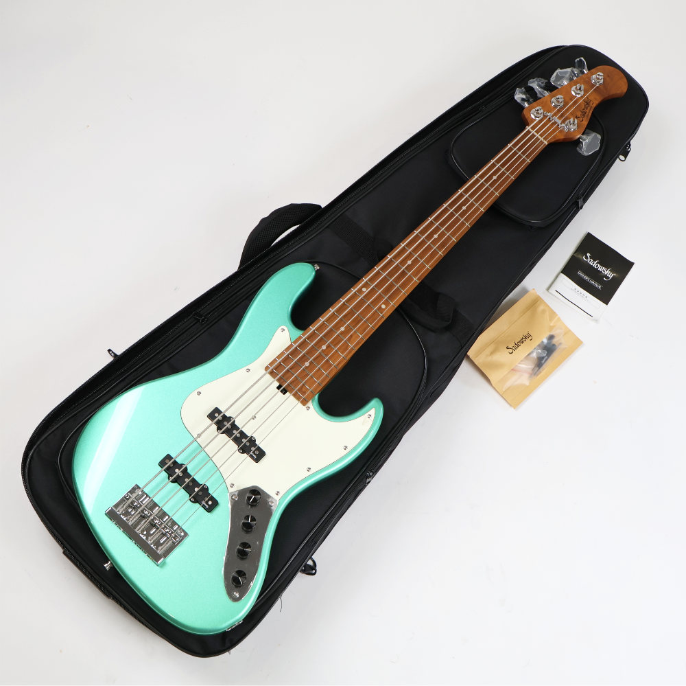 【中古】 Sadowsky サドウスキー MetroExpress MX21 VJ5 Maple Fingerboard Sage Green Metallic 5弦エレキベース
