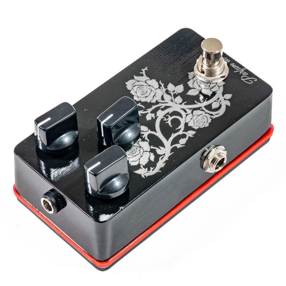 Electric Town Exit エレクトリックタウンエグジット Parfum de Rose HIZAKI SIGNATURE MODEL オーバードライブ ギターエフェクター リア斜めアングル画像