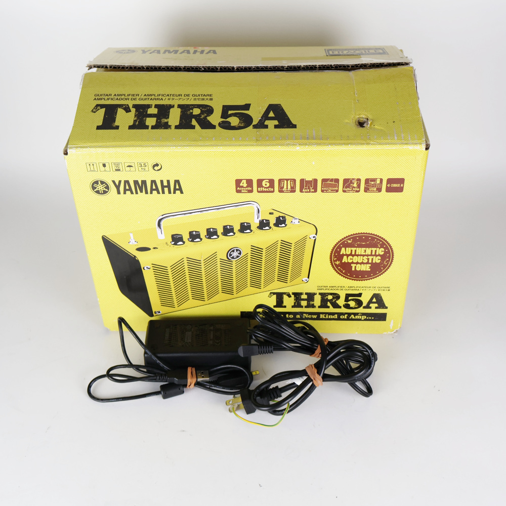 【中古】 エレアコ用 小型ギターアンプ YAMAHA THR5A アコースティックアンプ ヤマハ 付属品
