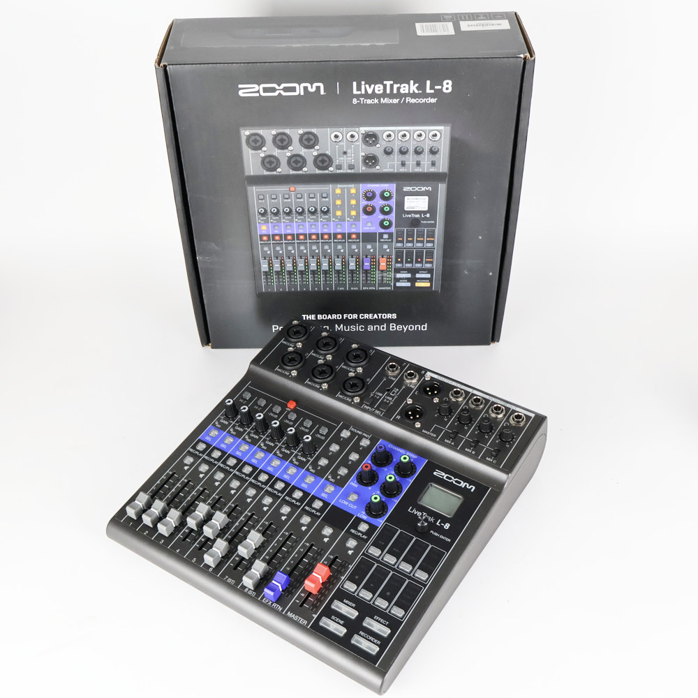 【中古】 ライブミキサー&レコーダー ズーム ZOOM LIVETRAK L-8 8チャンネル