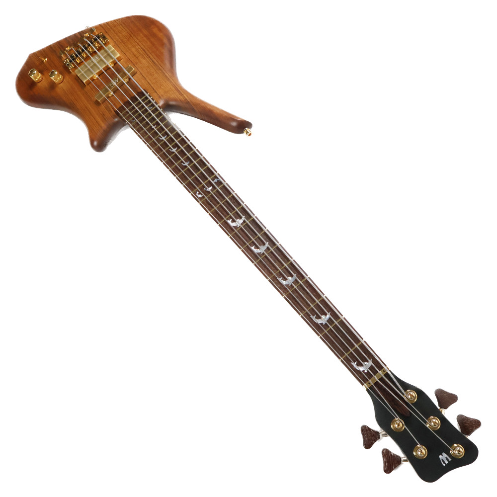 【訳あり】 WARWICK ワーウィック CUSTOM SHOP Masterbuilt Dolphin Pro I 5-string Natural Oil Finish Basic Model 5弦エレキベース アウトレット 全体