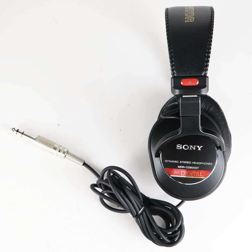 【中古】 ヘッドホン ソニー SONY MDR-CD900ST モニターヘッドホン 側面